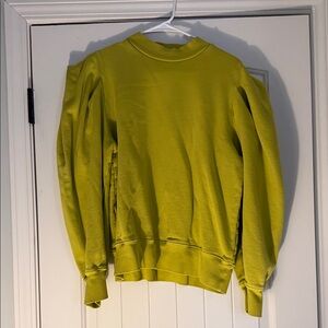 Agolde Women’s Vibrant Yellow Crewneck Sweater